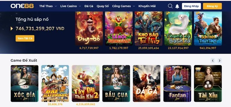 Vô số trò chơi đỉnh cao